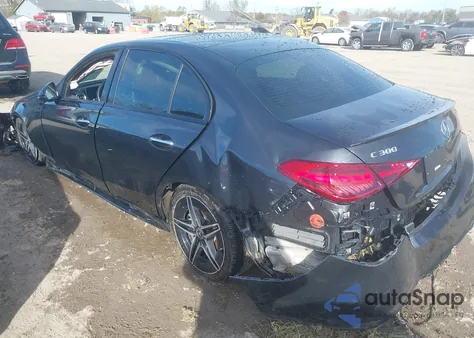 2023 Mercedes-Benz C 300 4Matic из США, поврежденный, VIN W1KAF4HB0PR103690